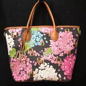 Dooney & Bourke Hydrangea Monogram Tote Bag